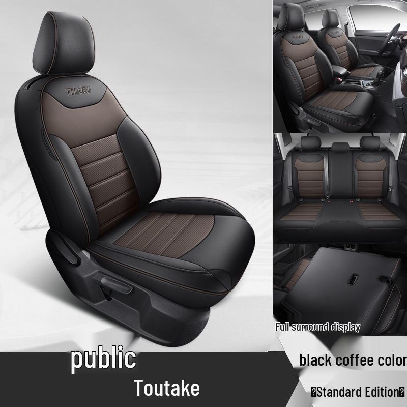 2024 Model Crescent Edition VW Tharu Seat Cover - 300TSI 2WD, Full Surround, All-Season Universal Cushion Set