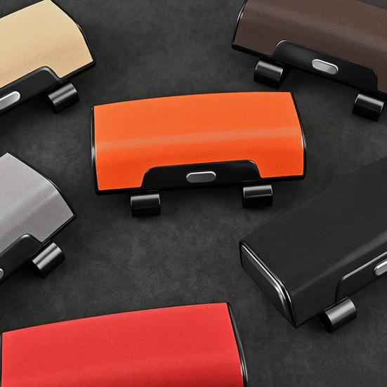 Auto Opbergdoos voor Zonneklep Schokbestendige Beschermende Brillenhoes met Zachte Velours Voering Magnetische Sluiting Grote Capaciteit Organizer voor Kaarten Sleutels