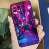Japanese Night City Aesthetic Case For Xiaomi 15 14 Ultra 13T 14T 15T Pro 17 Pro Max POCO X7 X5 X6 F5 F6 F7 F8 Pro Coque