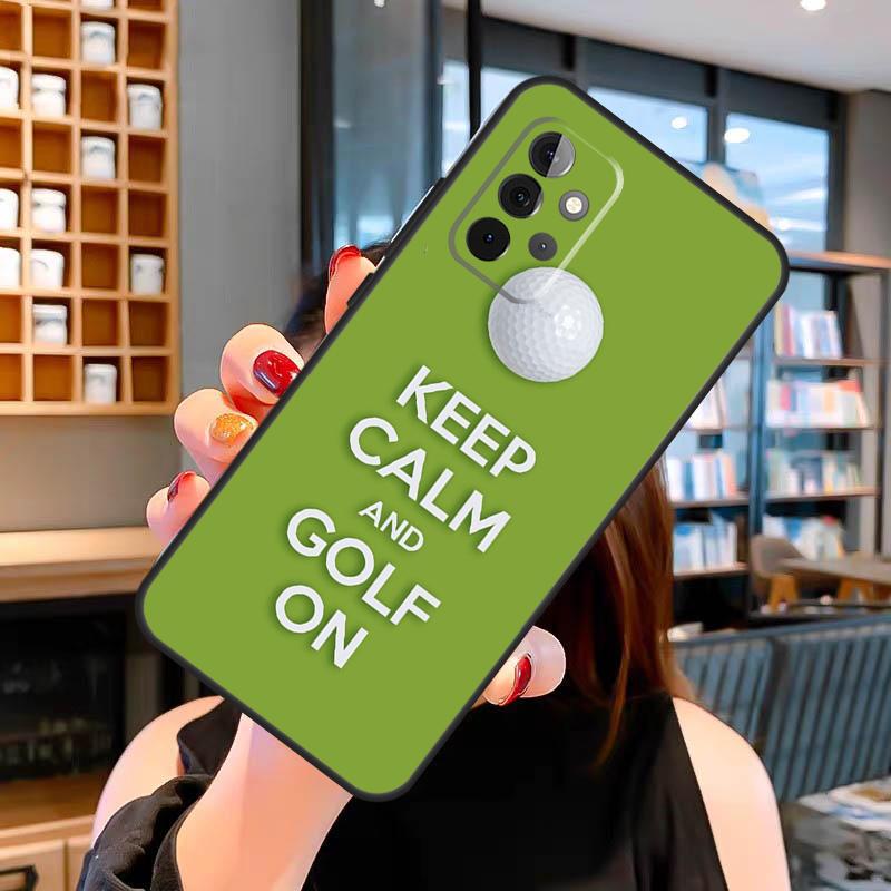 Sport Golf Ball Case For Samsung Galaxy A06 A05 A16 A26 A36 A56 A53 A32 A52 A33 A13 A55 A35 A15 A14 A34 A54