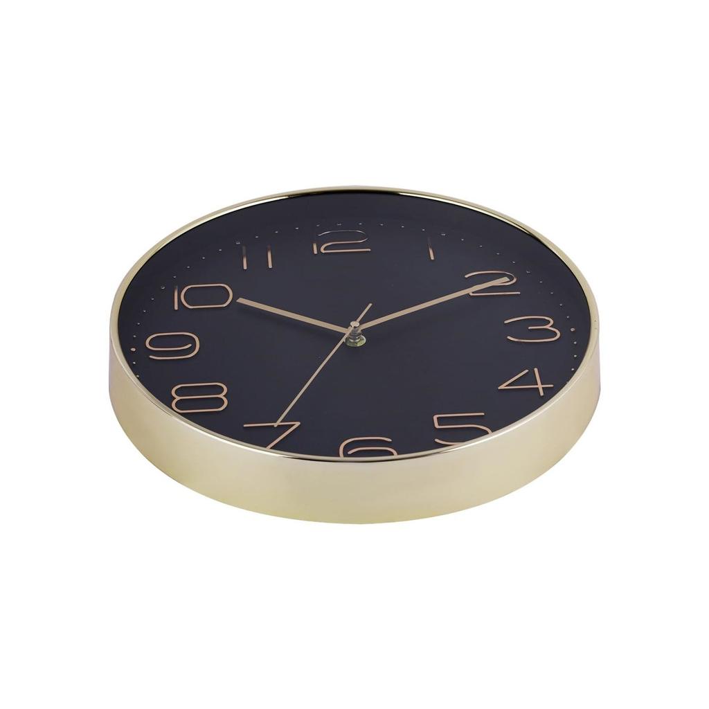 Luxury Finish Modern Wall Clock with Silent Non-Ticking Quartz Sweep Movement – 1pc|12 Inch|Decorative Clock for Home, Office