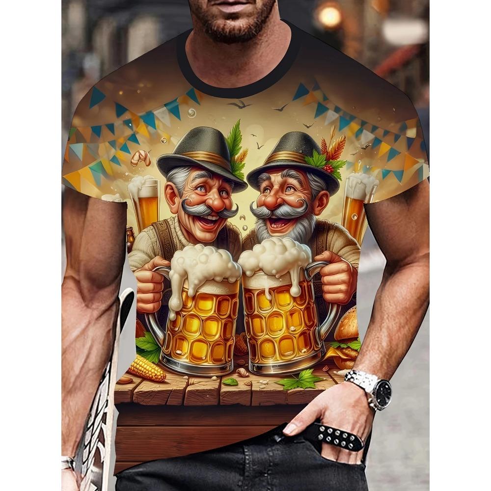 Summer Cartoon Fruit Graphic 3D Print T Shirt Men Fashion Short Sleeve T-shirts Harajuku Y2K Tees Tops Women Clothing
