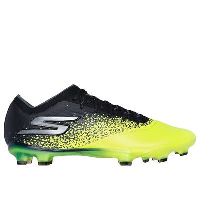 Football Shoes Black and Yellow Skechers Razor
