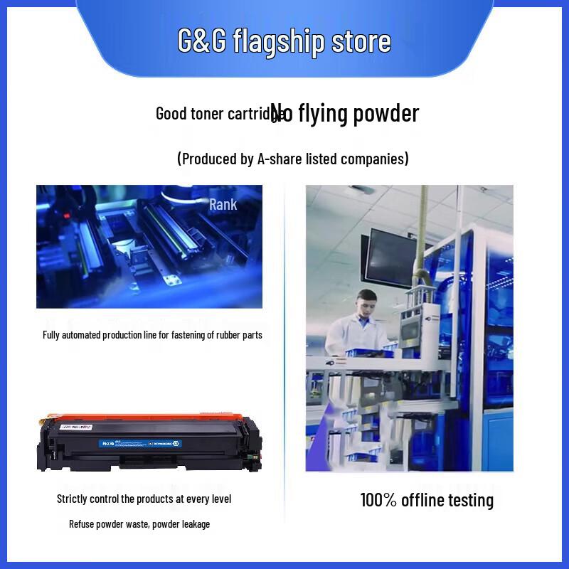 Gezhige CRG045 Compatible Toner Cartridge Set for Canon Printers
