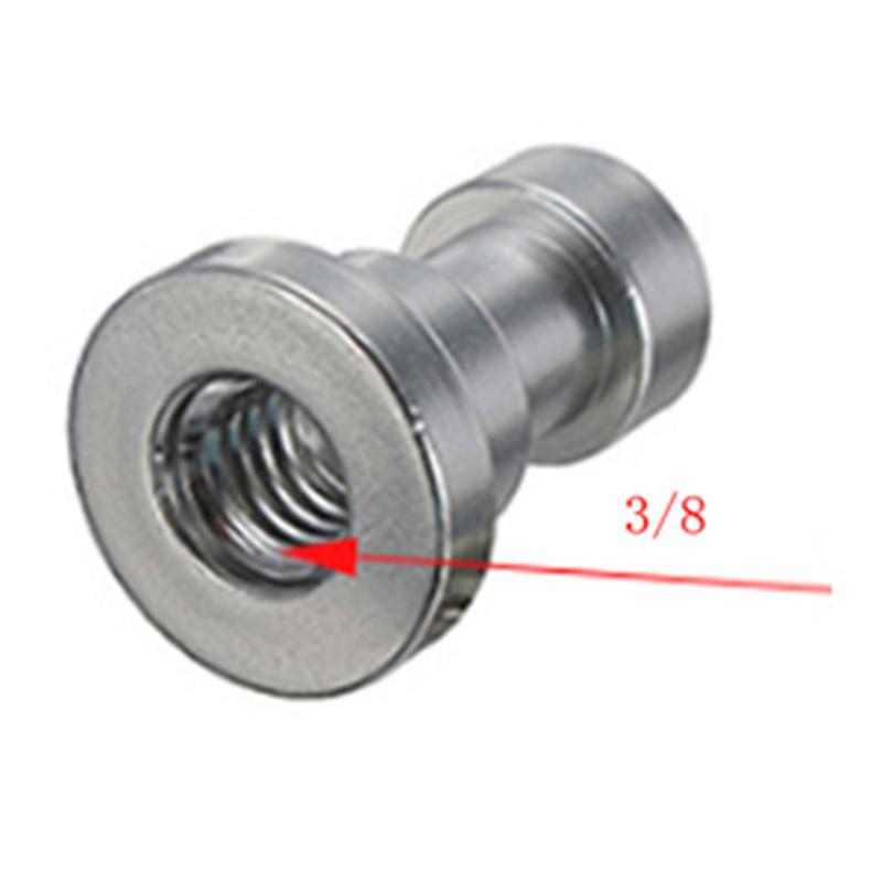 1/4" to 3/8" Thread Camera Screw Mount Adapter for DSLR Camera Tripod Light Stand Quick Release Plate Male to Female