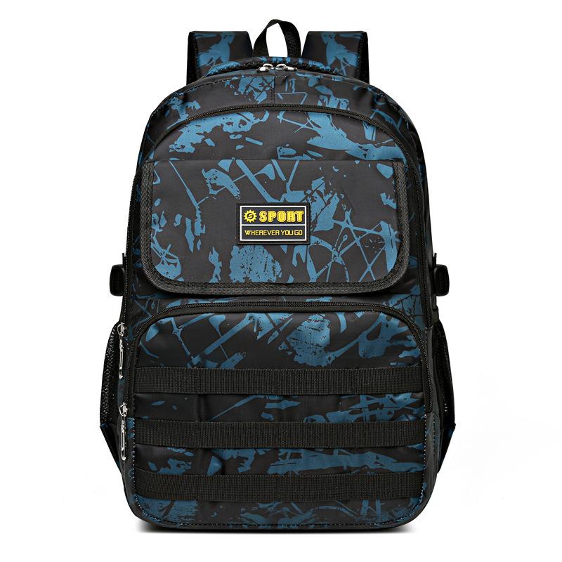 Backpack Simple Casual Travel Bag Student Backpack Large Capacity Multi-compartment Waterproof Backpack