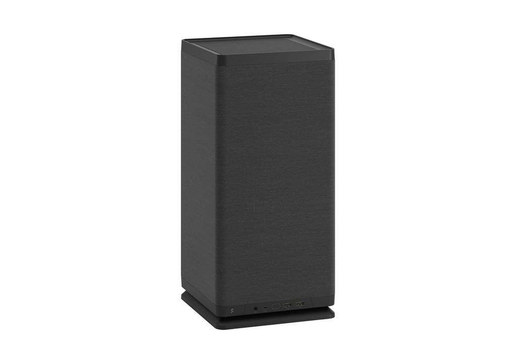 Fractal Design Mood Black Fabric Exterior Ultra Space Saving Size Mini Tower PC Case Black CS8228 Mini-ITX FD-C-MOD1N-02