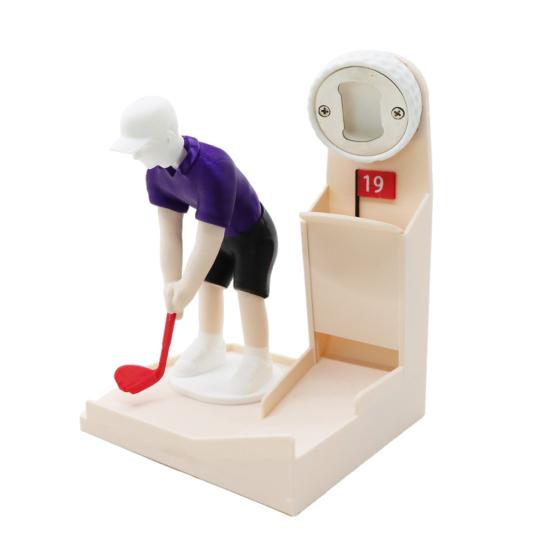 Bottle Opener Golf Swing Fun Board Beer Shape Game