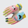 Kids' Outdoor Motorcycle Gloves - Non-slip, Shock-Absorbing, Wear-Resistant, Touchscreen, Colorful Macaron Design