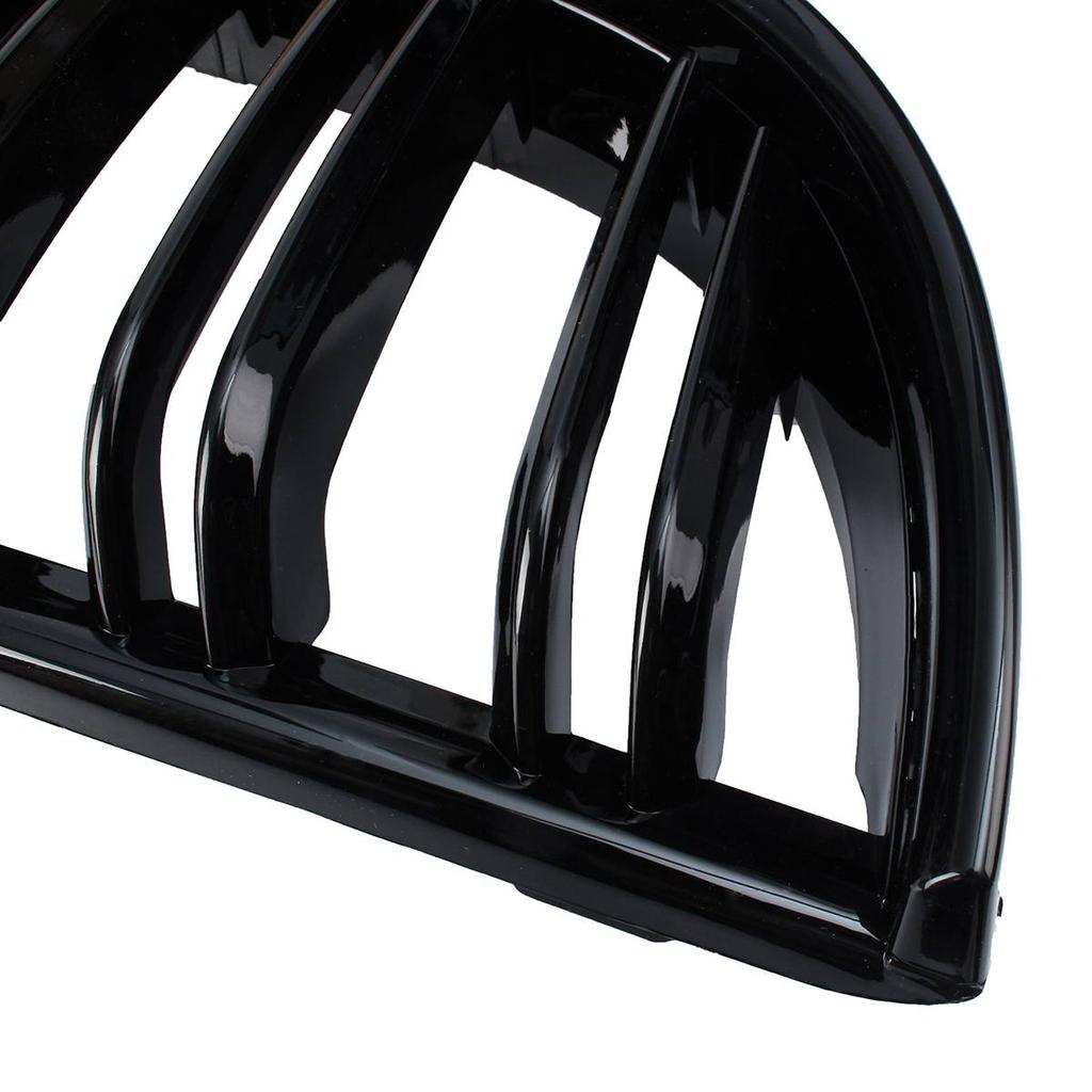 Front Kidney Grille Hood Grills -Double Line for BMW E90 E91 323I 328I 335I 330I 325I 3-Series 2005-2008 Gloss Black