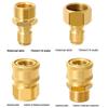 High Pressure Water Gun Quick Connect Fitting Brass Connector For Car Wash And Pressure Washer