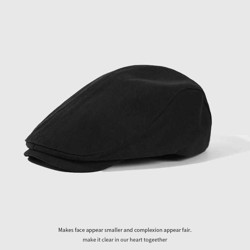 Beret British Plaid Peaked Cap Newsboy Cap Colorful Style Women Men's Forward Hat Winter Woman Vintage Linen Beret