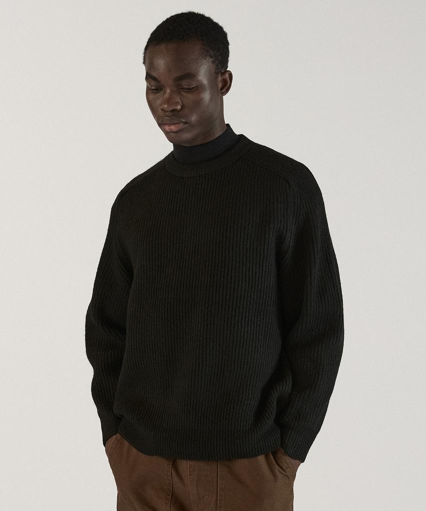 Pilpeu Basic Crewneck Knit 32(Black)