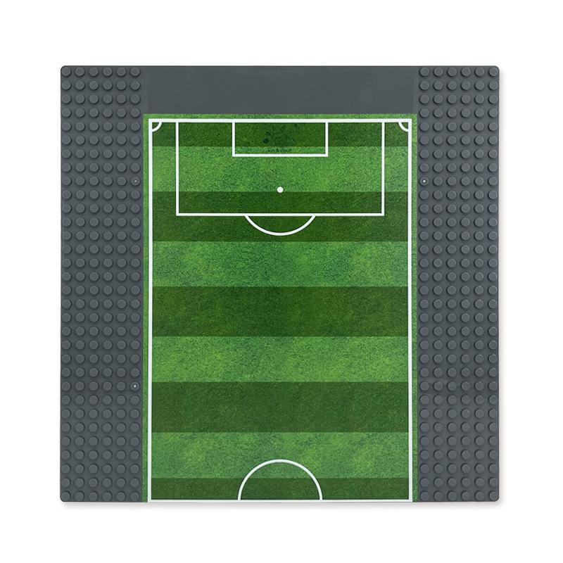 Baseplate Sportiva per Basket e Calcio Giocattolo da Costruzione Assemblabile per Bambini J094A32X32 Particelle Piccole