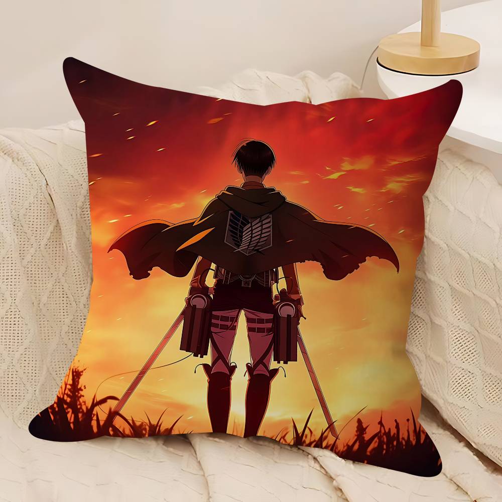 L-Levi A-Ackerman 45*45cm Cushion Cover Pillow Cover Decor Pillowcase Home Pillowcase For Couch Pillow