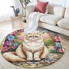 Textile Fabric Animals,Round Area Rug,Carpet Rug for Living Room Bedroom Sofa Playroom Decor,Non-slip Floor Mat