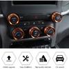 RT-TCZ Center Control AC Radio Switch Knob Cover Volume Tune Switch Knob Button Cover Trim Ring Aluminium Alloy Interior Accessories for Dodge RAM