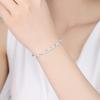 X-Serie Klassisches Design 925er Sterlingsilber Zirkon Armband für Damen, Elegantes Mode Schmuckstück Geschenk