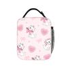 Maries Cat Insulated Lunch Bags Cooler Bag Reusable,Meal Container Cute Kitten Anime Large Tote Lunch Box Food Bag