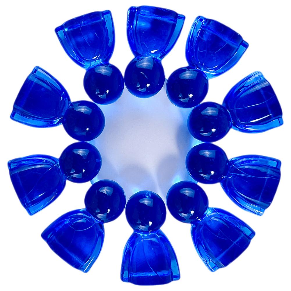 Acryl Spiele Marker 10 stücke Farbige Transparent Humanoiden Schach Stücke Brettspiel Zubehör