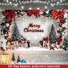 1Pcs Christmas Tree Gift Boxes Hanging Pattern Decoration Background Xmas Backdrop Decorations For Photo Studio Photo Booth Party