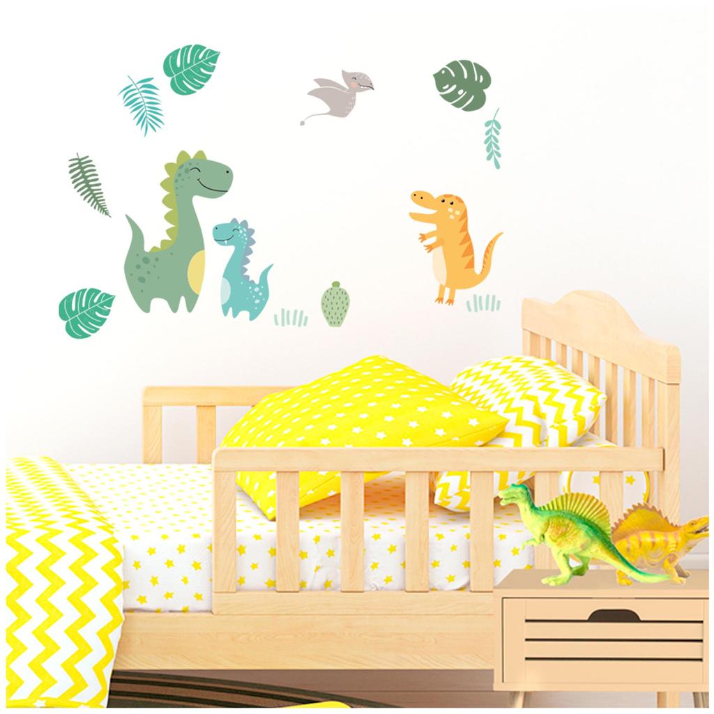 Les Trésors De Lily [R3415] - 3 planche de stickers 'Dinosaures' vert - 30x13 cm