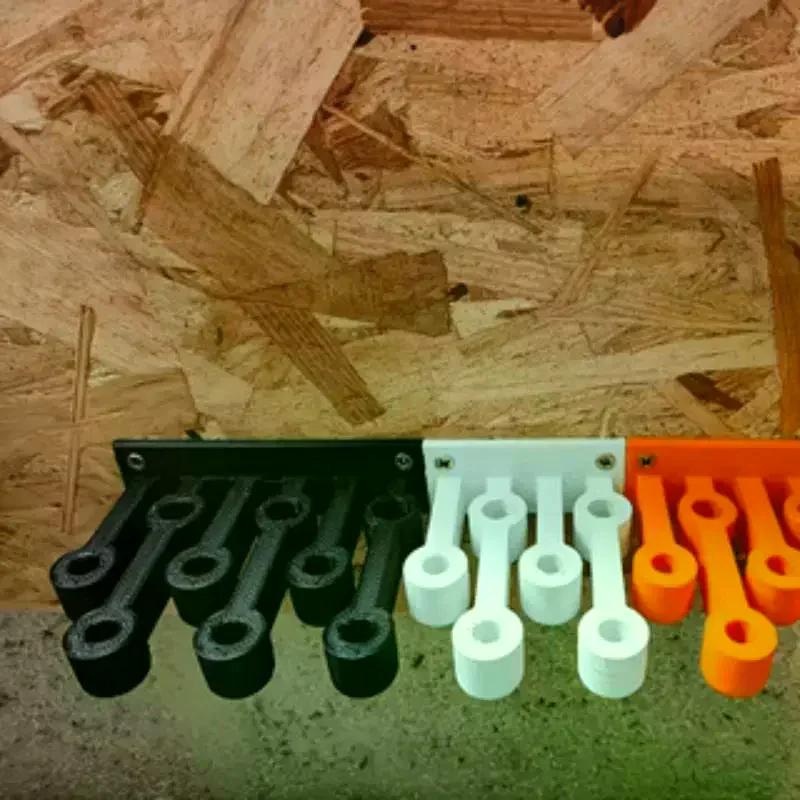 Slots Screwdriver Wall Rack Garage Organizer Easy Mount For Workshop Hand Tool Storage Garage Tool Organization