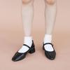 Rika Heel Strap Pumps A6127 Black LL