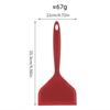 Nonstick Fried Shovel Silicone Cooking Spatula Wide Mouth Nonstick Scraper Cookware Kitchen Cooking Tool Shovel