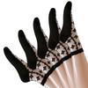 Calzini Estivi da Donna in Pizzo Pizzo Suole in Cotone Resistenti all'Usura Traspiranti Antiscivolo Tubo Medio Seta Cristallo