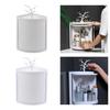 360° Rotating Multi-Function Corner Locker Holder Box Dust Wall Hanging Display Cabinet Bookcase