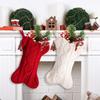Creative Christmas Tree Ornaments: Knitted Bone Stocking Gift Bag