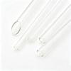 12mm High Borosilicate Glass Straw 3/4/6Pcs Reusable Eco Friendly Drinking Straws Set Bubble Tea Smoothies Bar Accessories