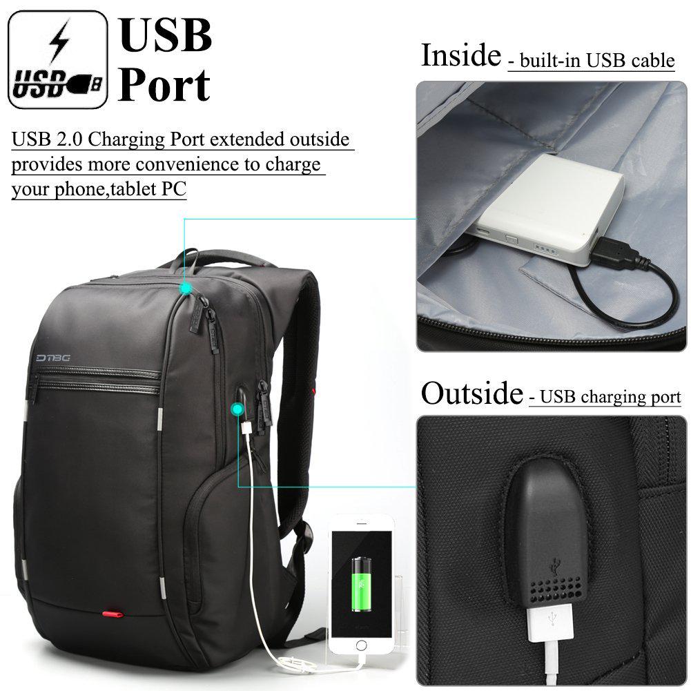 usb cable backpack