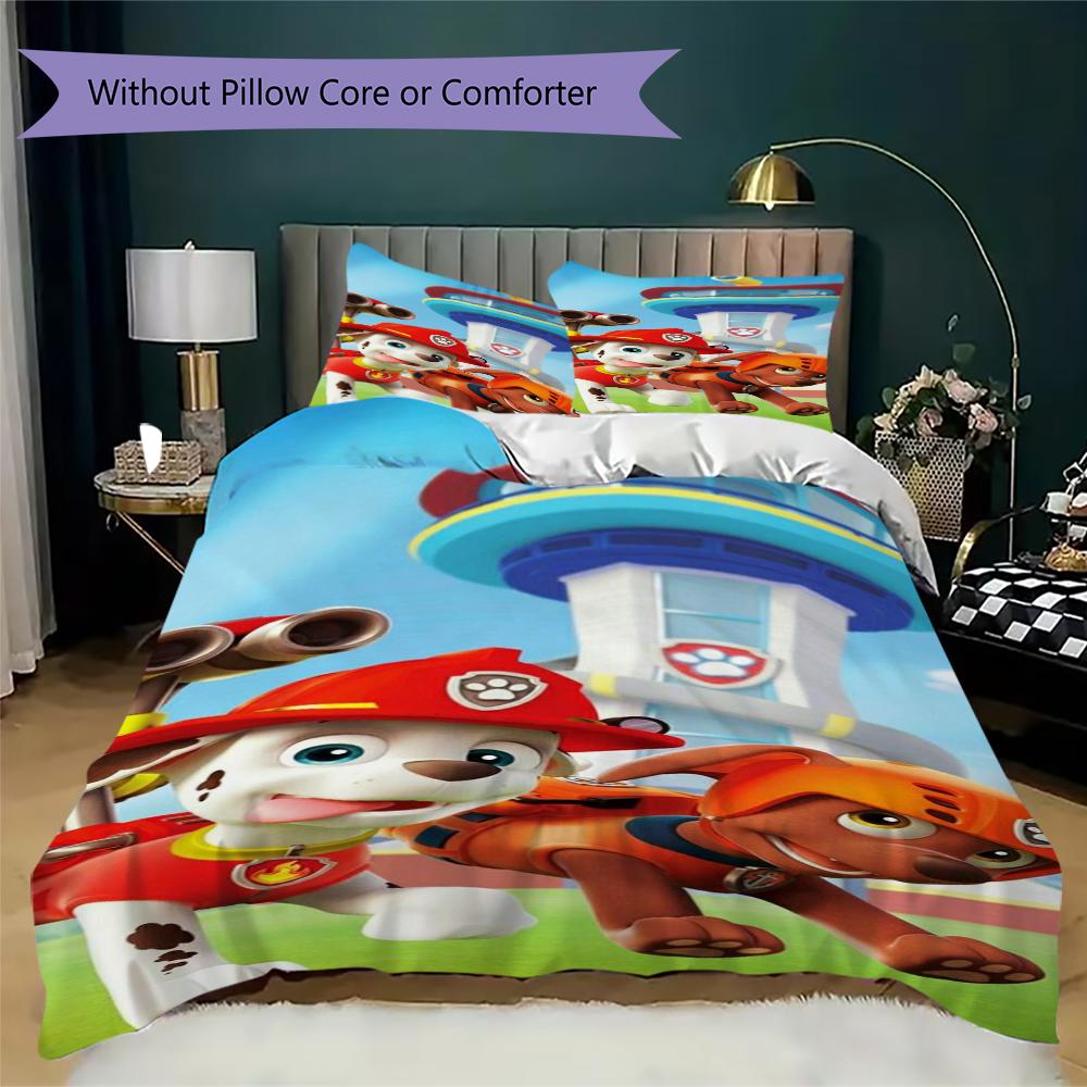 Pink Paw Patrol Pups Bedding 1 Duvet Cover 2 Pillowcase Without Core Without Core Christmas Birthday Gift Duvet Cover And Pillowcase