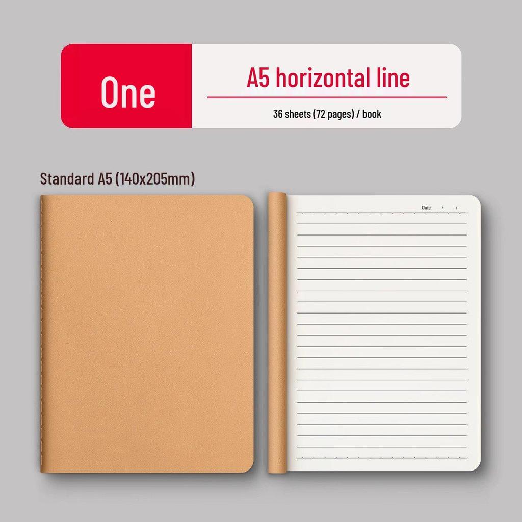 Kraft Paper Notebook: Thick B5 for Students of All Levels