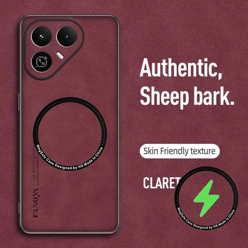 For Magsafe Case For Tecno Pova 8 5G 7 Ultra 7Pro 6 Neo PU Leather Shockproof Case For Pova 8 7 Magnetic Wireless Charging Cover