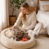 Brown Bear Pet Calming Plush Toy with Simulated Heartbeat for Dogs and Cats - Soft Comfort Stuffed Animal for Sleeping and Cuddling