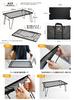 CAMPING MOON Field Ground Folding Made of Black Plated Includes Storage Body 3 Top Plate Rack, Rack, Rack, Steel, Bag, T-230, Pieces/Aluminum