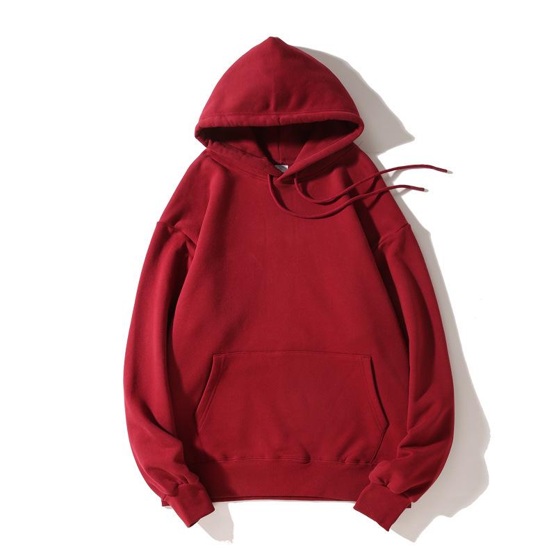 

Men s Custom 420g Fleece Hoodie: Casual, Loose Fit with Embroidered Logo M