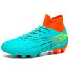 35-47 Men's High-top Socks Large Sizes of Long Nails Football Shoes Non-slip Wear-resistant TPR Artificial Corthiri Outdoor Children's Football Shoes