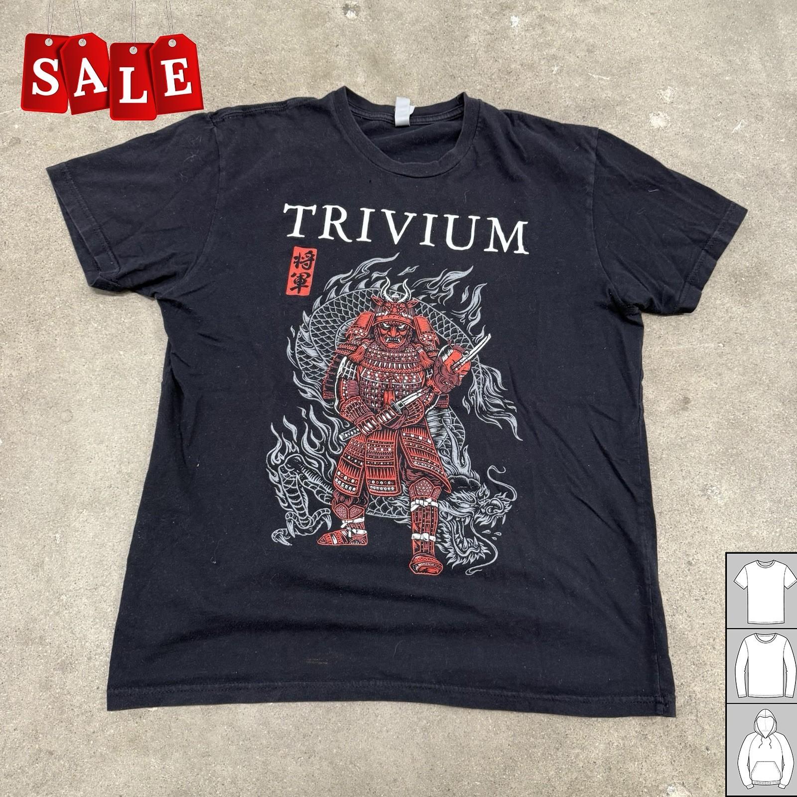 New Trivium Trivium Samurai Gift For Fan Unisex S-5XL Shirt AL81 XXL