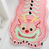 Pink Dragon Bedroom Rug Soft Fluffy Living Room Area Rug Home Decor Furry Children's Floor Mat
