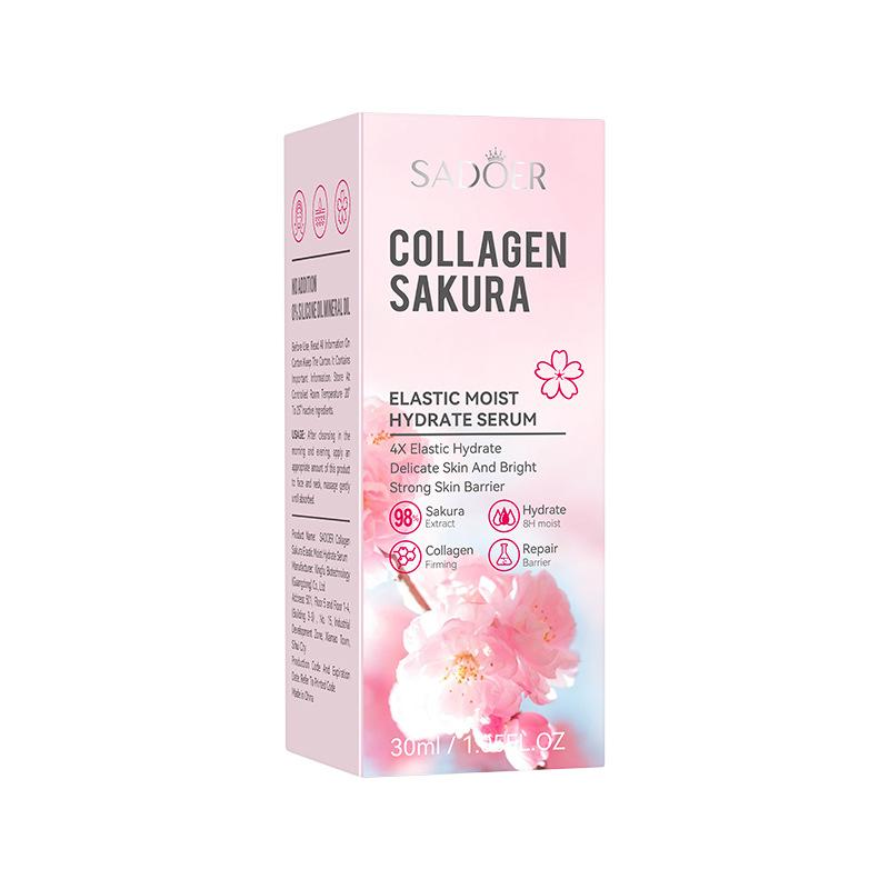 Sakura Collagen Hydrating Serum 30ml SADOER Elastic Serum 30ML