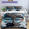 3pcs Duvet Cover Set (1*Duvet Cover + 2*Pillowcase, Without Core),football team.C Print Bedding Set, Bedroom Decor, All‑Season, Birthday Gift