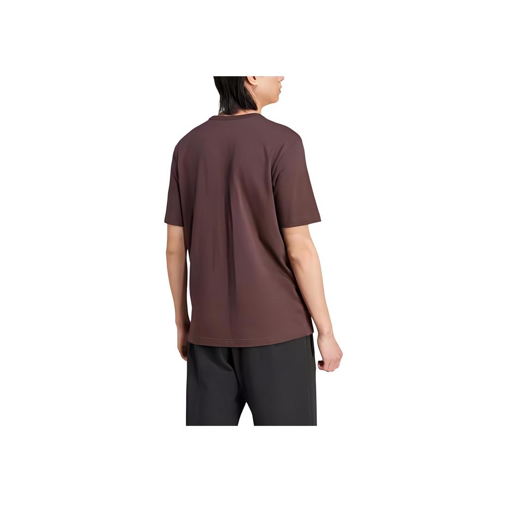 Adidas Originals Graphic Tee Outdoor Casual Crew Neck Short Sleeve T-Shirt Men Tops Shadow-Brown IX9610