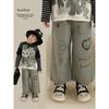 Youyou Girls' Cotton Cartoon Sports Pants