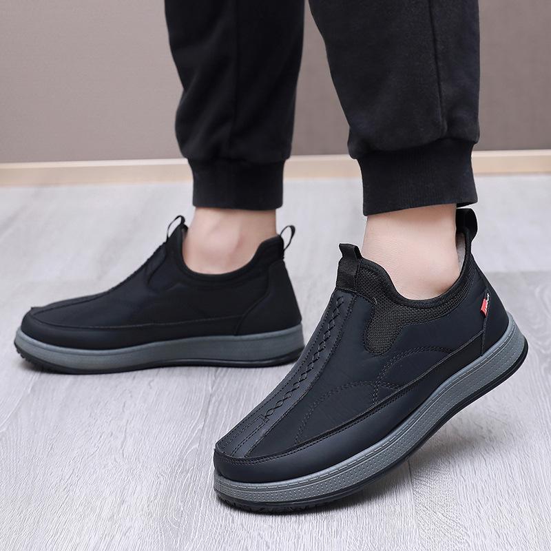Old Beijing boots winter new men's hair cold-resistant wool velvet warm and comfortable casual men's snow boots