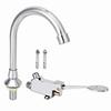 Copper Foot Operated Faucet Single Cold Water Faucet Set Durable Foot Pedal Faucet  Commercial