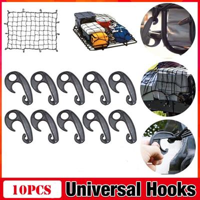 PVC Plastic Hook Black Camping Tent Hook Universal Kayak Cord Hook